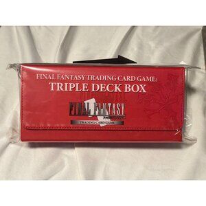 BRAND NEW SEALED Final Fantasy TCG Triple Deck Box Red Vincent W/ 3 Promo Cards